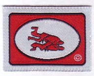 Stomach Throw Badge